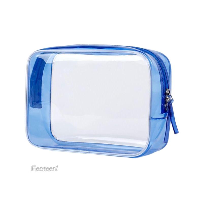 Túi Đựng Mỹ Phẩm Fenteer1 Màu Trong Suốt Tiện Dụng Cho Nữ