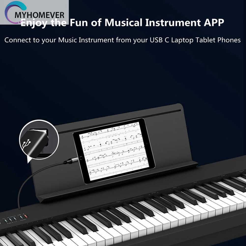 Đầu Chuyển Đổi USB C Cái Sang USB B Đực Cho Bàn Phím MIDI