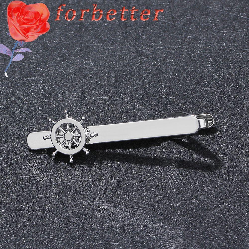 Kẹp Cà Vạt Hình Bánh Lái Trang Trọng Cho Nam|Kẹp Cài Mạ Vàng Chuyên Dụng Chất Lượng Cao