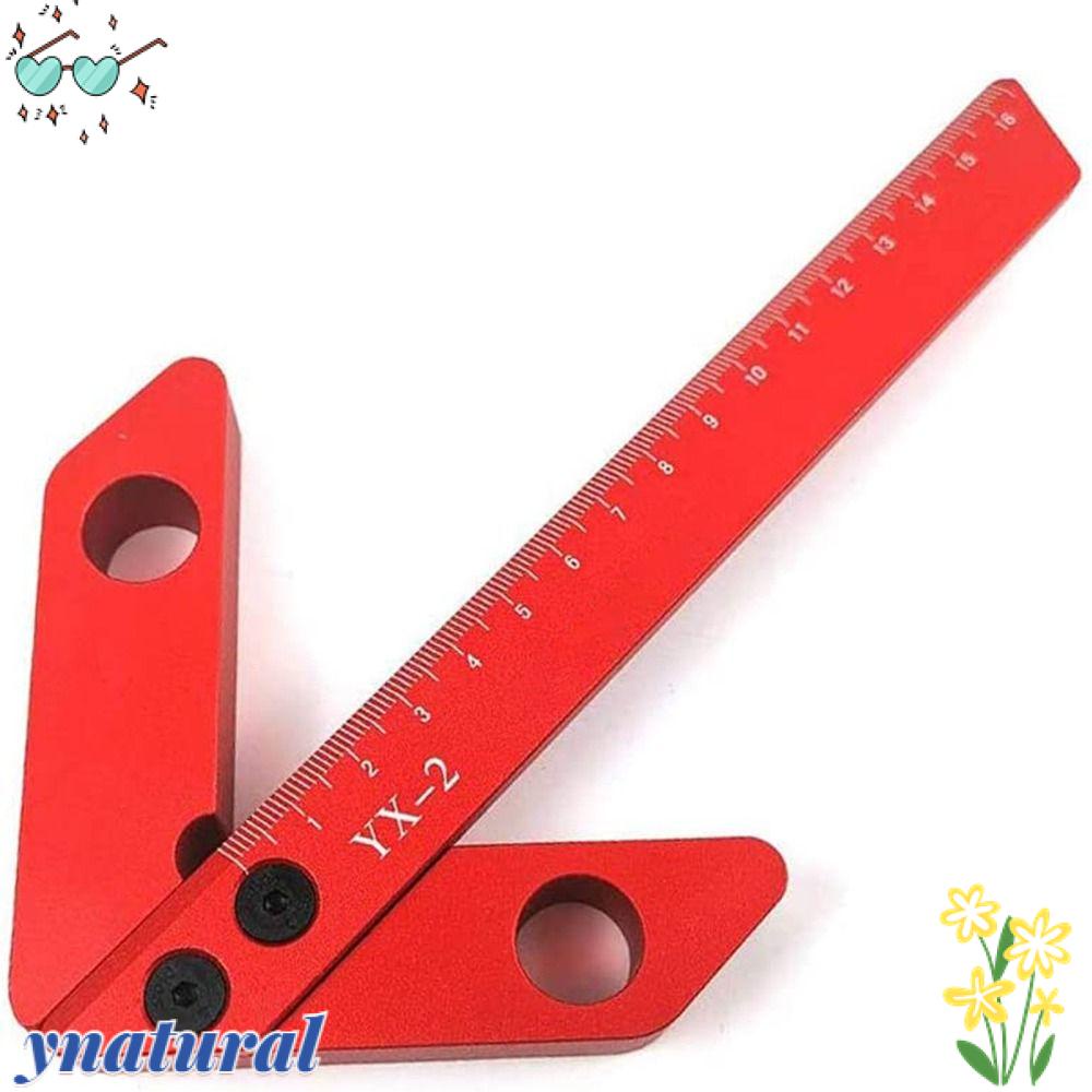 Thước Đo Góc 45 / 90 Độ Bằng Hợp Kim Nhôm Chuyên Dụng Cho Chế Biến Gỗ