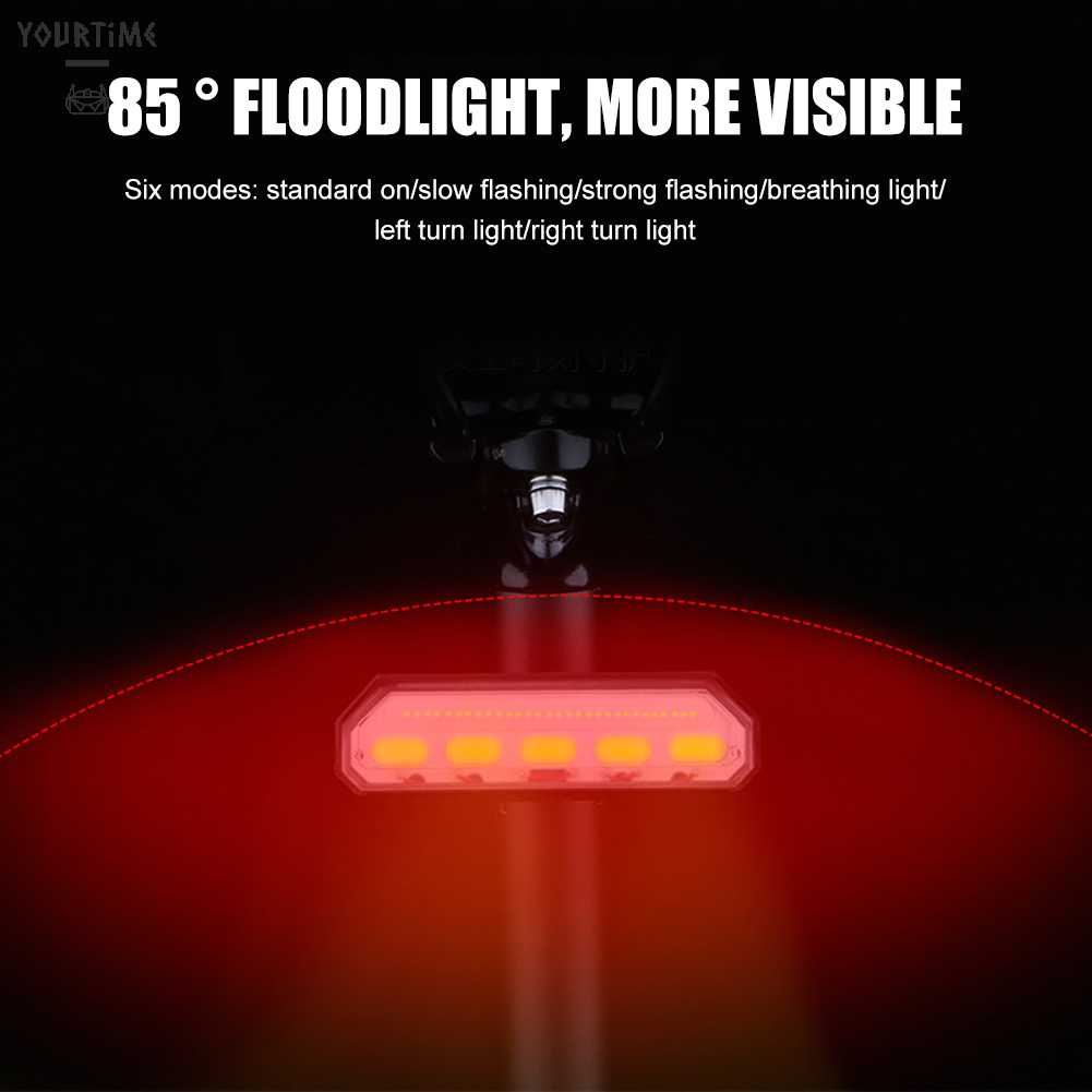 Meroca Đèn LED Gắn Đuôi Xe Đạp Có Thể Sạc Lại Bằng Cổng USB