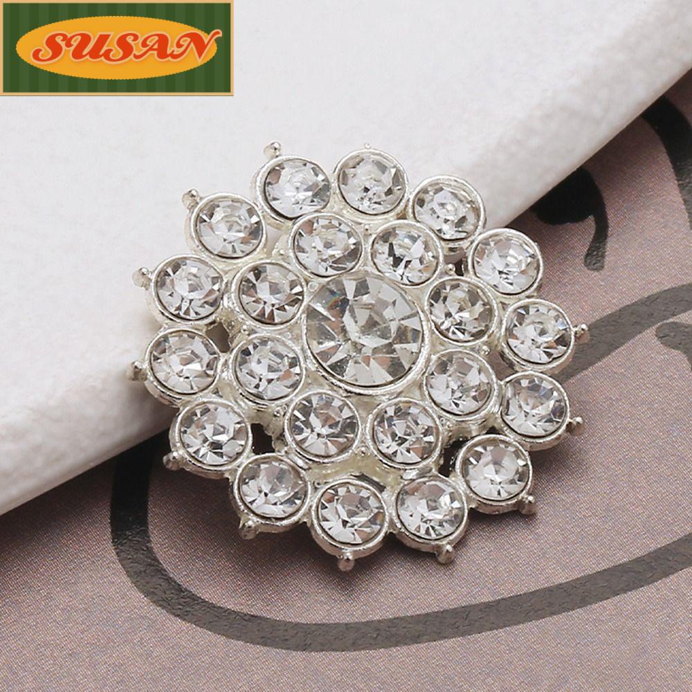 Susans 6 Cái / Bộ Kim Loại|Phụ Kiện Nút May Quần Áo Thủ Công DIY