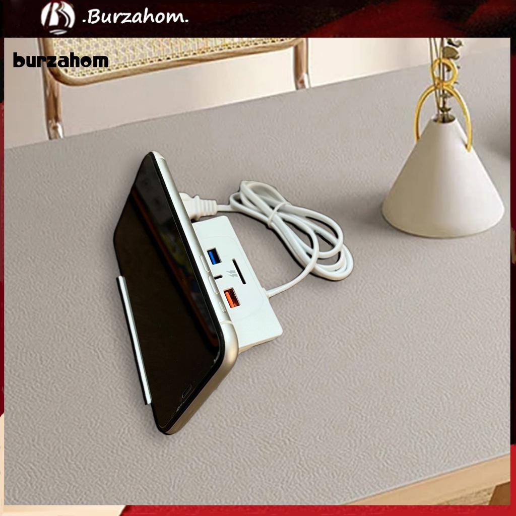 Cổng Sạc Bur 3.1A Kèm Giá Đỡ Điện Thoại Android