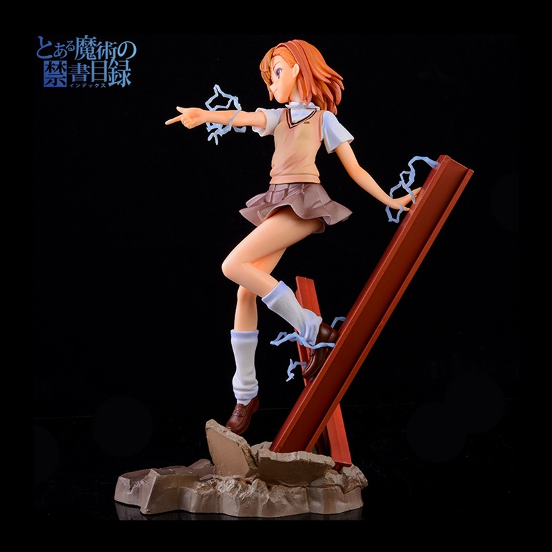 Mô Hình Nhân Vật Misaka Mikoto Hoạt Hình Toaru Majut u no Index 25cm Bằng PVC