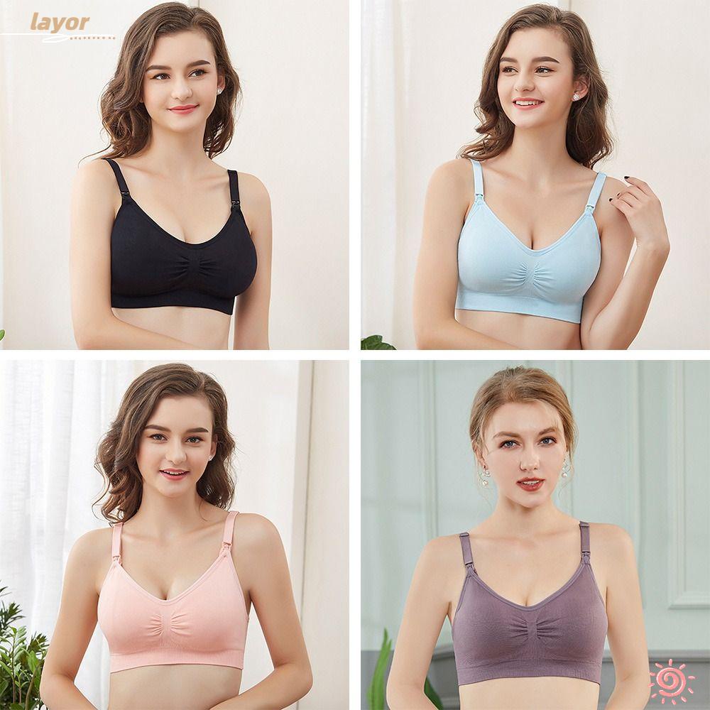 Áo Ngực Thoáng Khí Chất Lượng Cao Plus Size Cho Mẹ Bầu