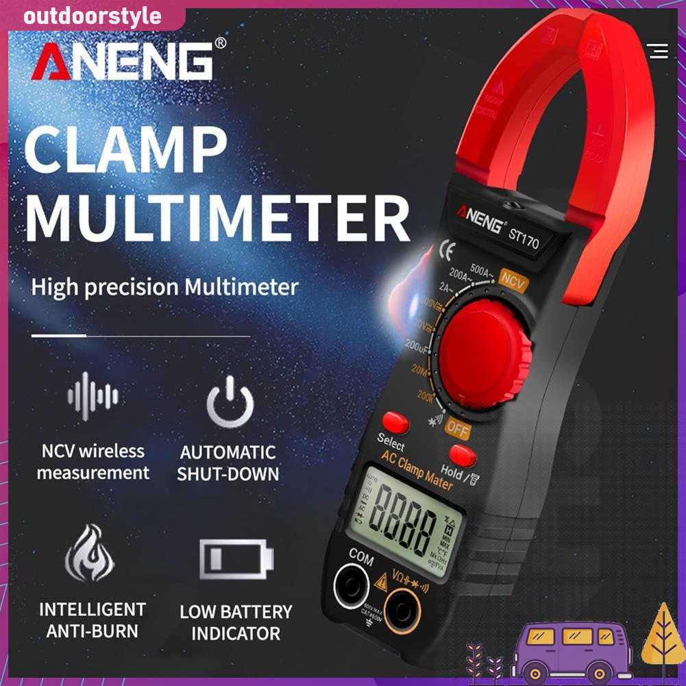 Đồng Hồ Kẹp Vạn Năng Kỹ Thuật Số 500A St170 Dc / Ac Ncv Ohm