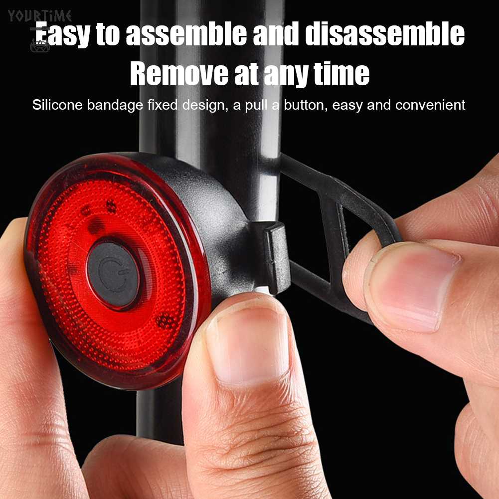 Đèn LED Cảnh Báo An Toàn Chống Nước Gắn Đuôi Xe Đạp