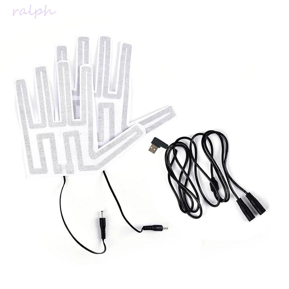 Găng Tay Giữ Ấm Năm Ngón Sạc USB Tiện Dụng