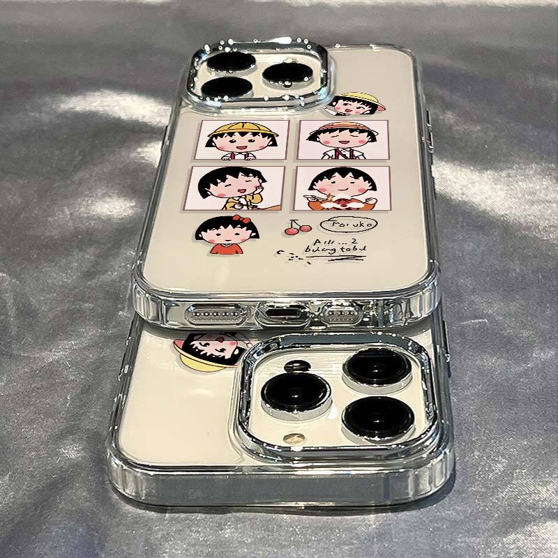 ✅Ốp Điện Thoại Dẻo Họa Tiết Trái Cherry Đơn Giản Thời Trang Chống Sốc Cho Iphone11Iphone1214Pro8 NC9F 713In