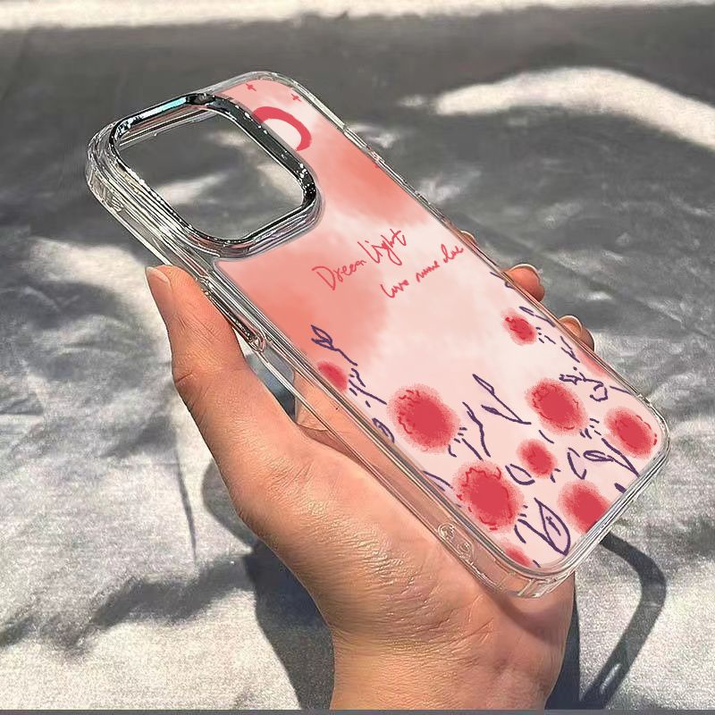 ✅Ốp Điện Thoại Dẻo Họa Tiết Hoa Hồng / Mặt Trăng Thời Trang Chống Sốc Cho Iphone127In 11 814pro 13 plus