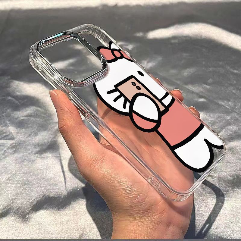 ✅Ốp Điện Thoại Mềm Chống Sốc In Hình Mèo Hoạt Hình Cho Iphone 13 7maxiPhone12plus811 / KT Cat 14pro K4RH