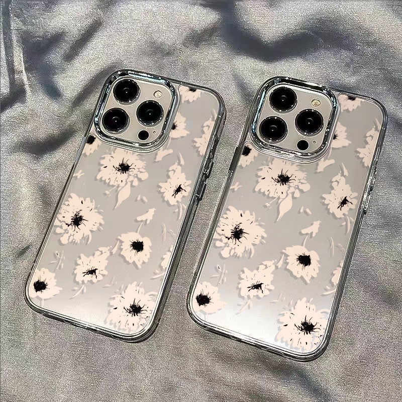 ✅Ốp Điện Thoại Mềm Chống Sốc Họa Tiết Hoa 13In Style max7118 / plus iPhone12 14pro Apple A0OS