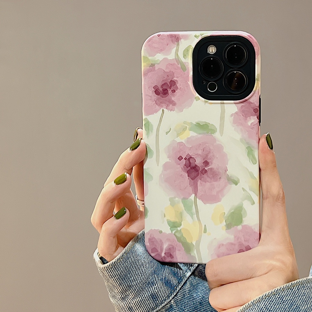 Ốp Điện Thoại PC Cứng Chống Sốc In Hình Tranh Sơn Dầu Cho iPhone 11 13 12 14 Pro Max