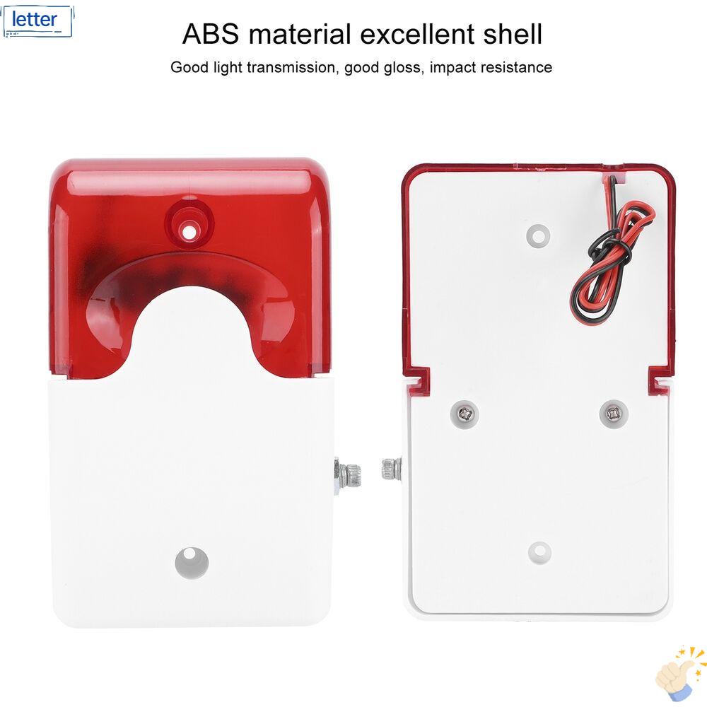 LET Đèn Báo Động Âm Thanh Gắn Tường Bằng ABS Tiện Dụng Cho Văn Phòng