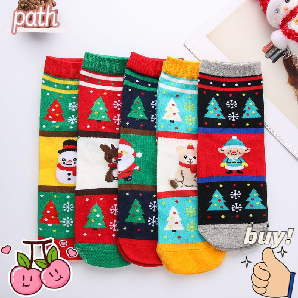 Vớ Giữ Ấm Mùa Đông Thoải Mái Họa Tiết Giáng Sinh