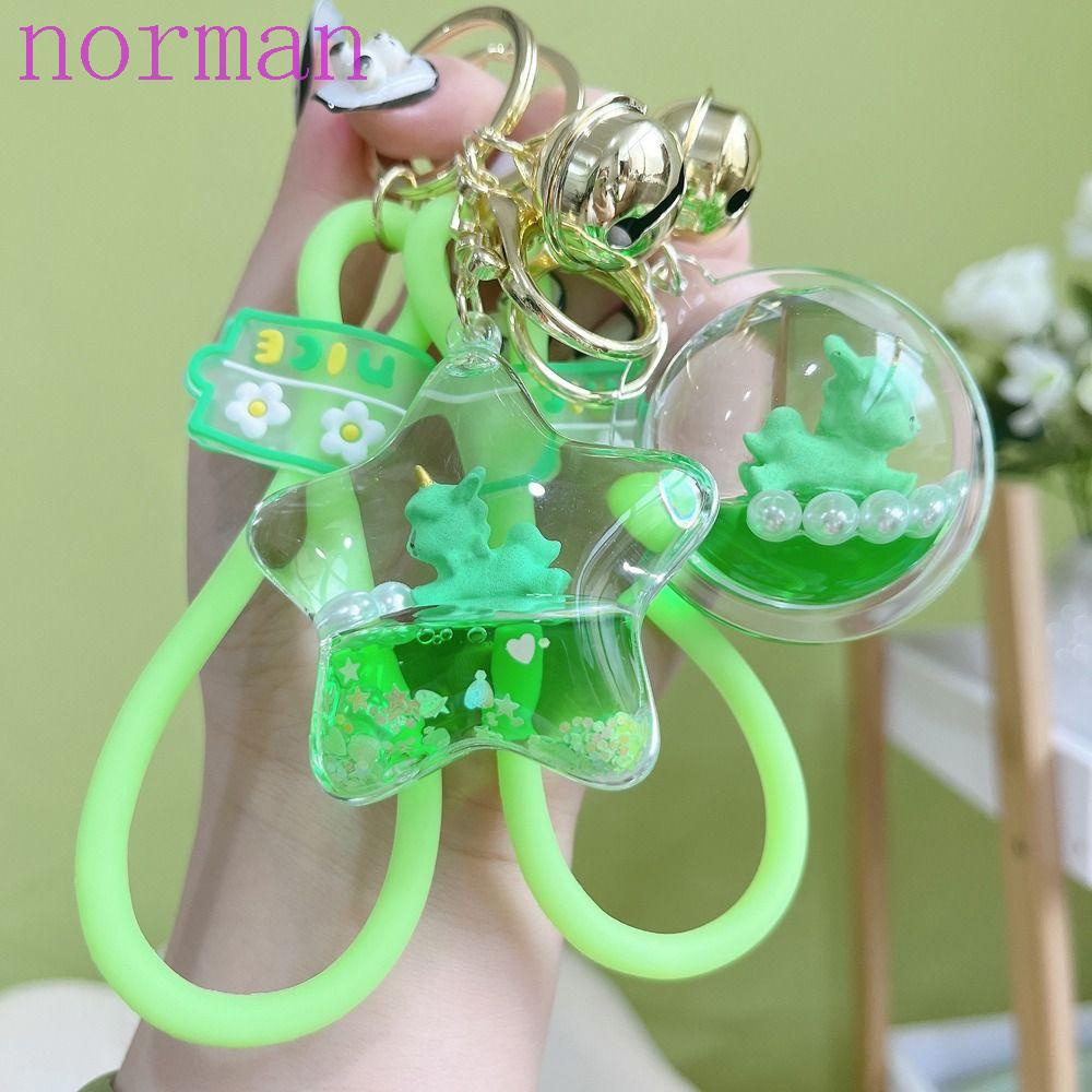 Norman Móc Chìa Khóa Hình Ngôi Sao Dạng Dầu Cát Chảy Thời Trang Cho Nữ Giá Đỡ