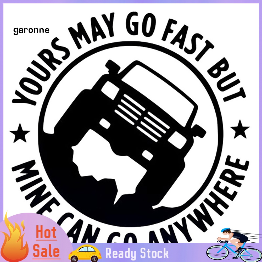 Đề Can Dán Trang Trí Thân Xe Hơi / Xe Tải Họa Tiết Chữ Vui Nhộn Sáng Tạo 4X4