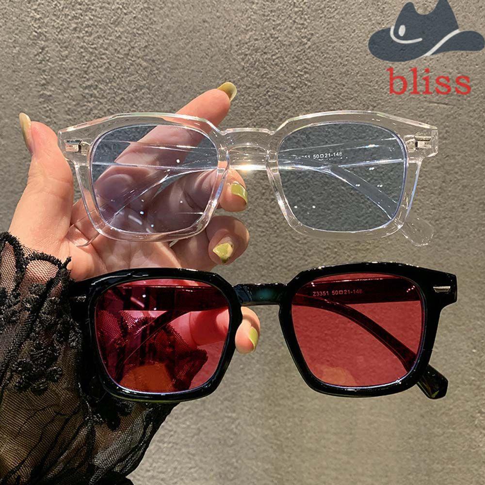 Kính Mát Gọng Vuông Phong Cách Hàn Quốc Cổ Điển Cho Nữ