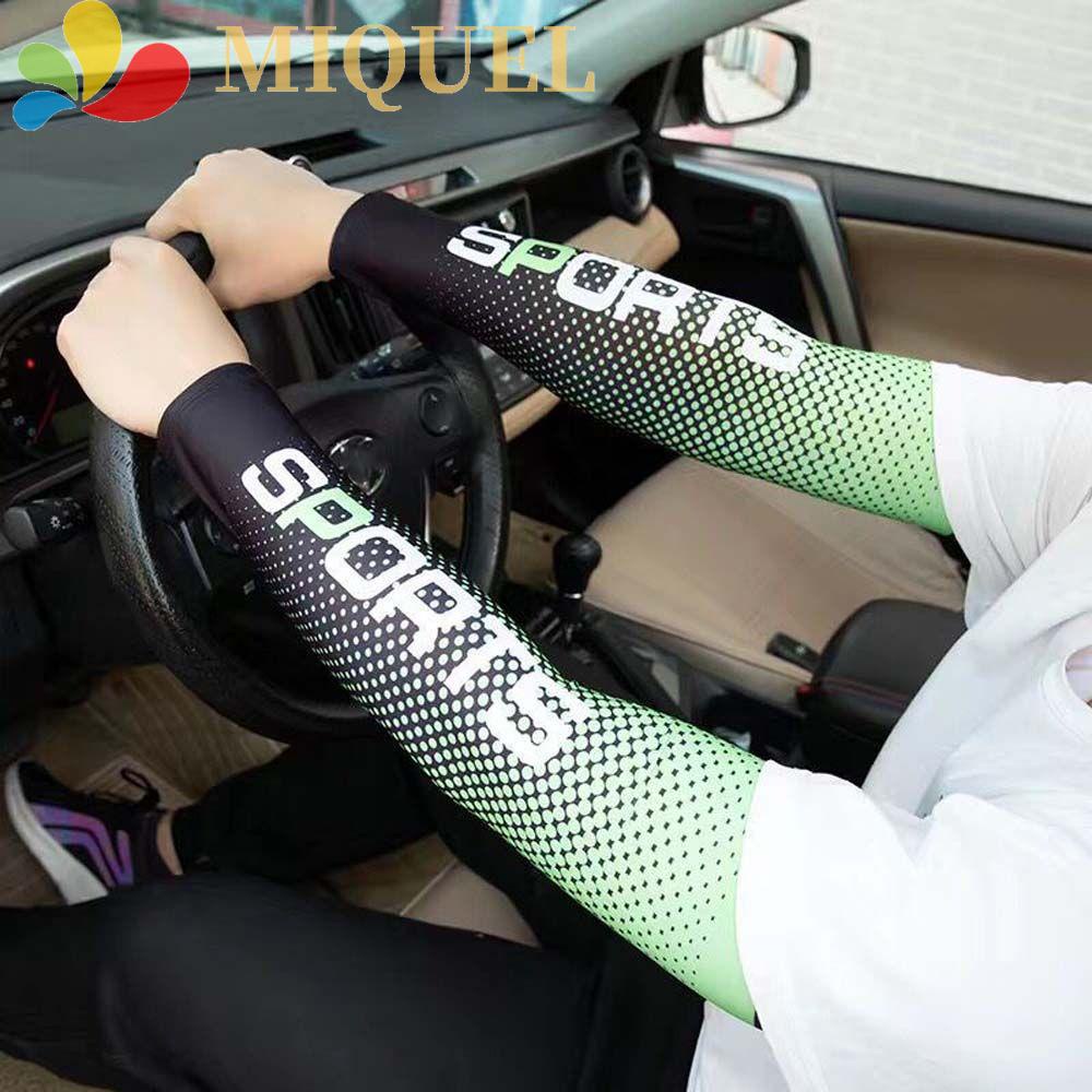 Găng Cánh Tay Chống Nắng Tia UV Bằng Lụa Lạnh Bảo Vệ Khuôn Mặt