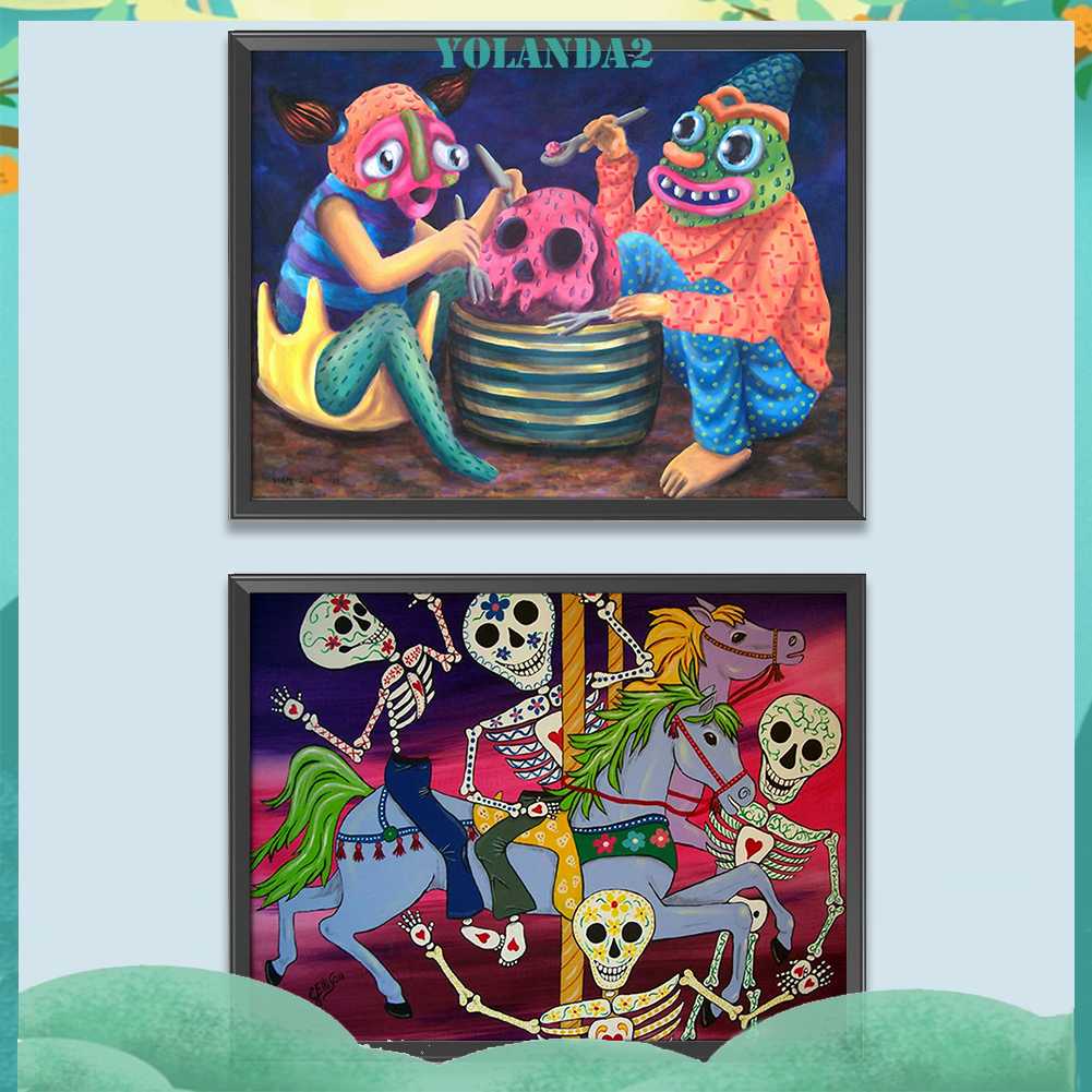 Tranh Đính Đá Kim Cương Toàn Bộ 5D DIY Hình Vẽ Khủng Long