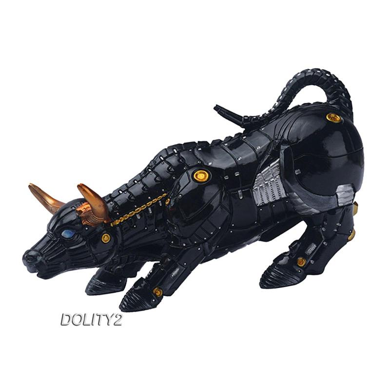 [Dolity2] Tượng Bò Cơ Khí Steampunk Thủ Công Để Bàn Trang Trí