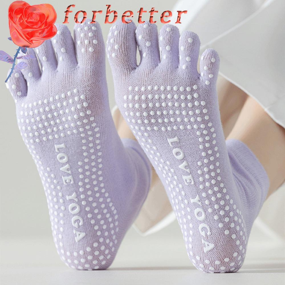 Vớ Cotton Năm Ngón Chống Trượt Thoáng Khí Thoải Mái Phong Cách Thể Thao Cho Nữ