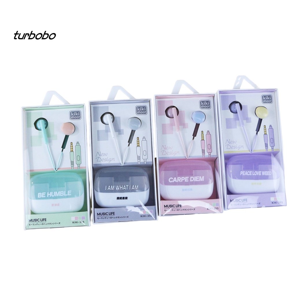 Tai Nghe Nhét Tai Có Dây HD Và Micro Âm Thanh Nổi 3.5mm Kiểu Hoạt Hình Dễ Thương Cho Bé