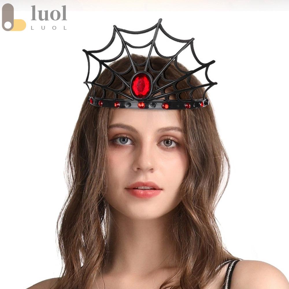 Luol Băng Đô Cài Tóc Bằng Nhựa Màu Đen Cho Tiệc Kỳ Nghỉ