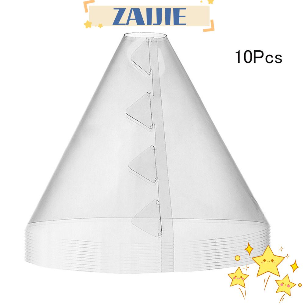 Set 10 Túi Trồng Cây Mọng Nước Trong Suốt Tái Sử Dụng Được 24 Cái Zaijie