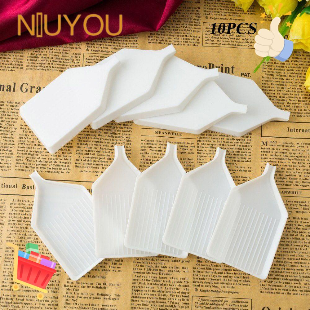 Set 10 Đĩa Gắn Vòi Thêu Họa Tiết Mới