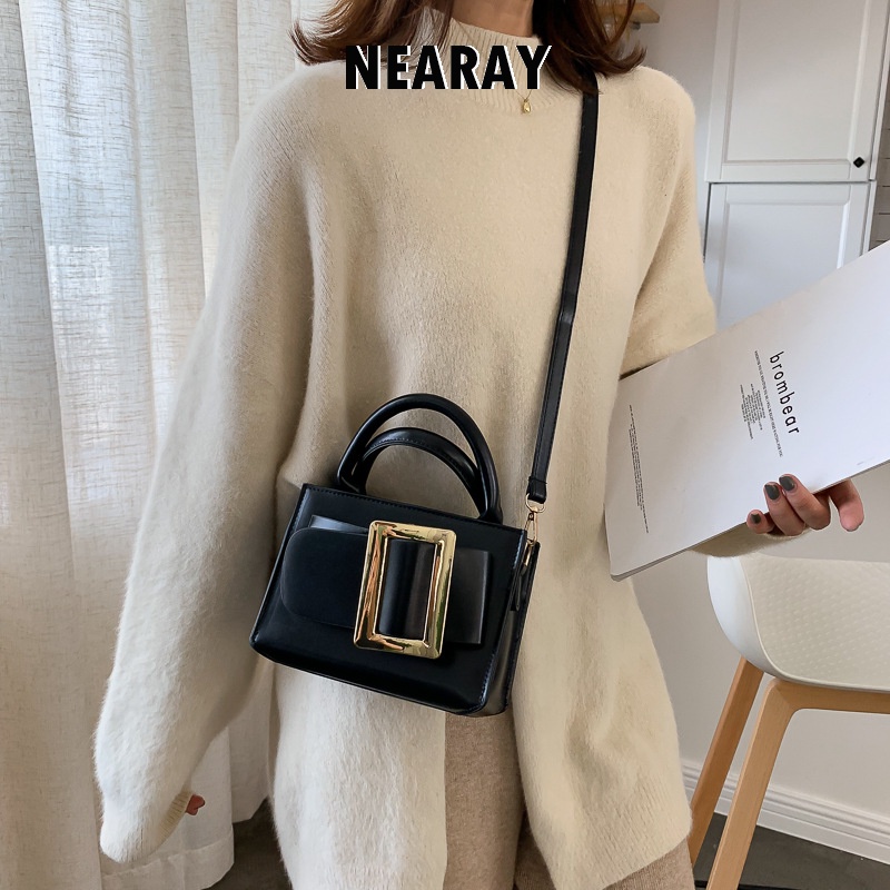 NEARAY túi xách đeo chéo Vintage cổ điển Túi đeo chéo 2023 NEW L21T185