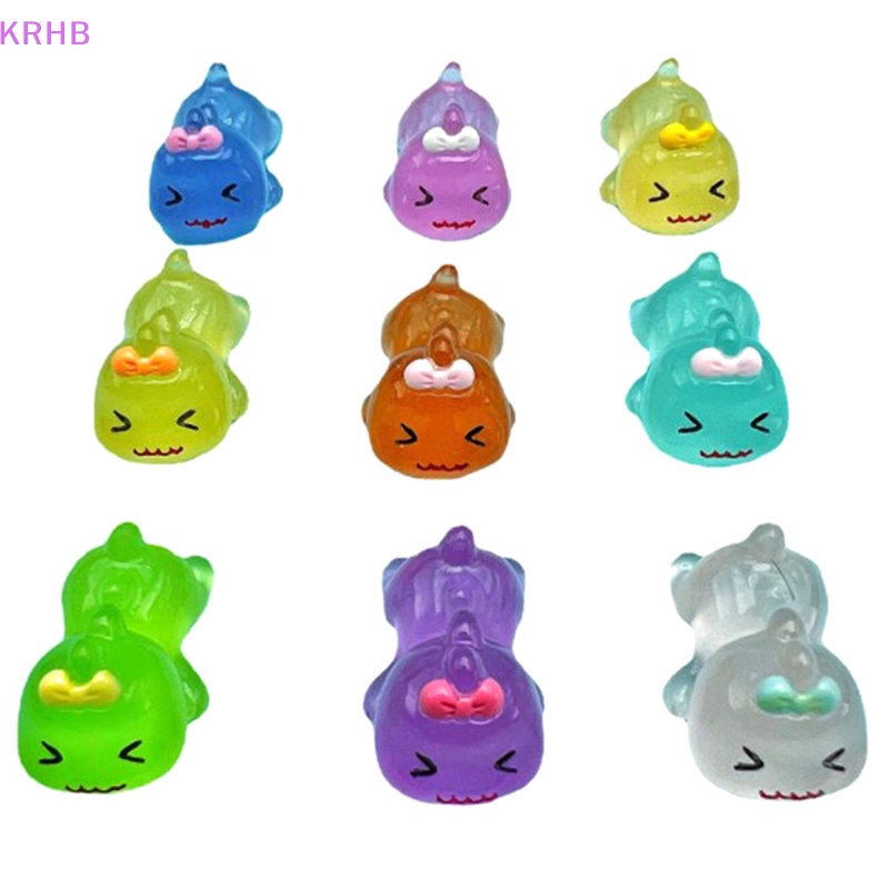 Krhb Set 5 Tượng Nhỏ Phát Sáng Trong Bóng Tối Trang Trí Tiểu Cảnh Craf Mới