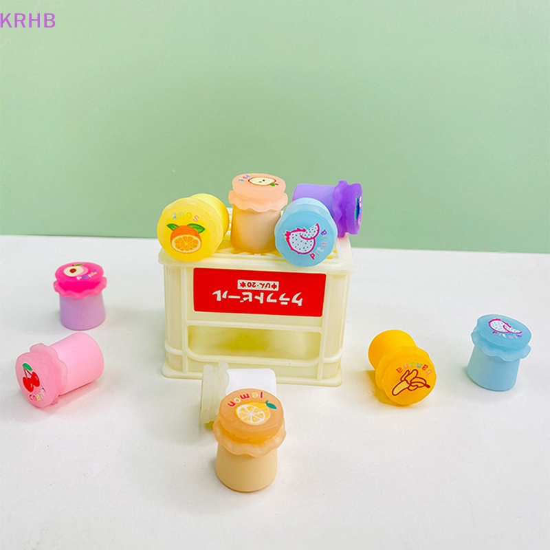 Set 5 Hũ Mật Ong Đồ Chơi Mini Bằng Nhựa Resin Phát Quang Trang Trí Vườn Nhà Búp Bê Crafg Mới