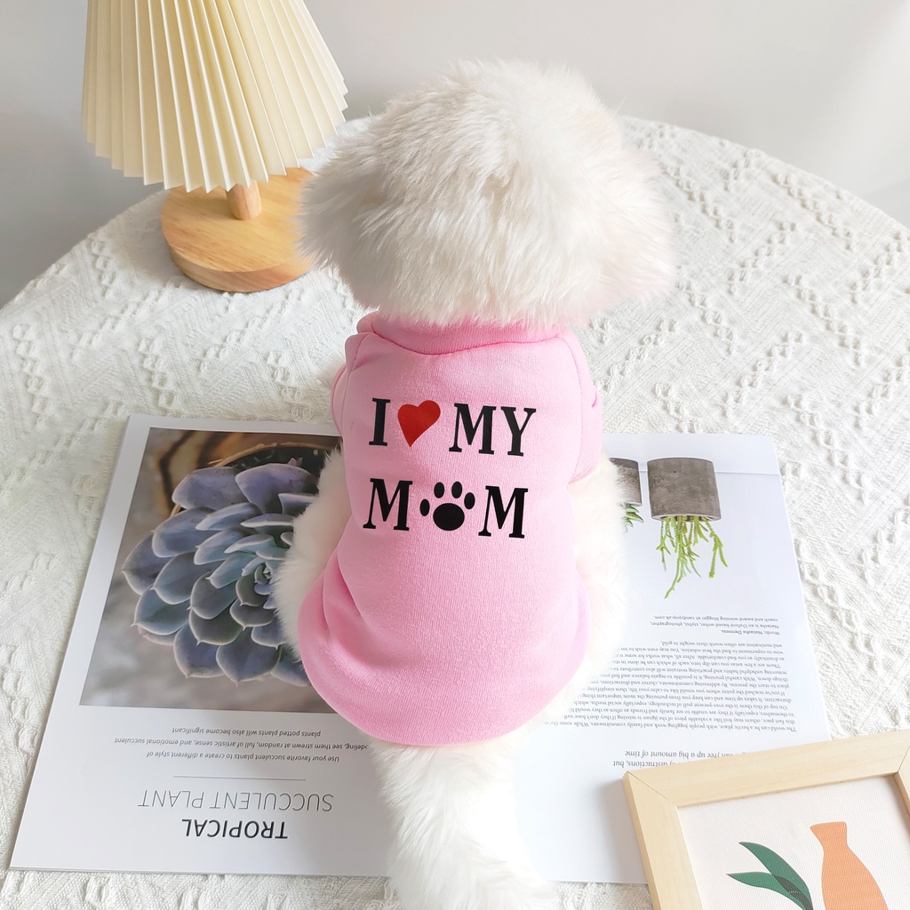 Áo hoodie In Chữ ThờI Trang Cho Thú Cưng