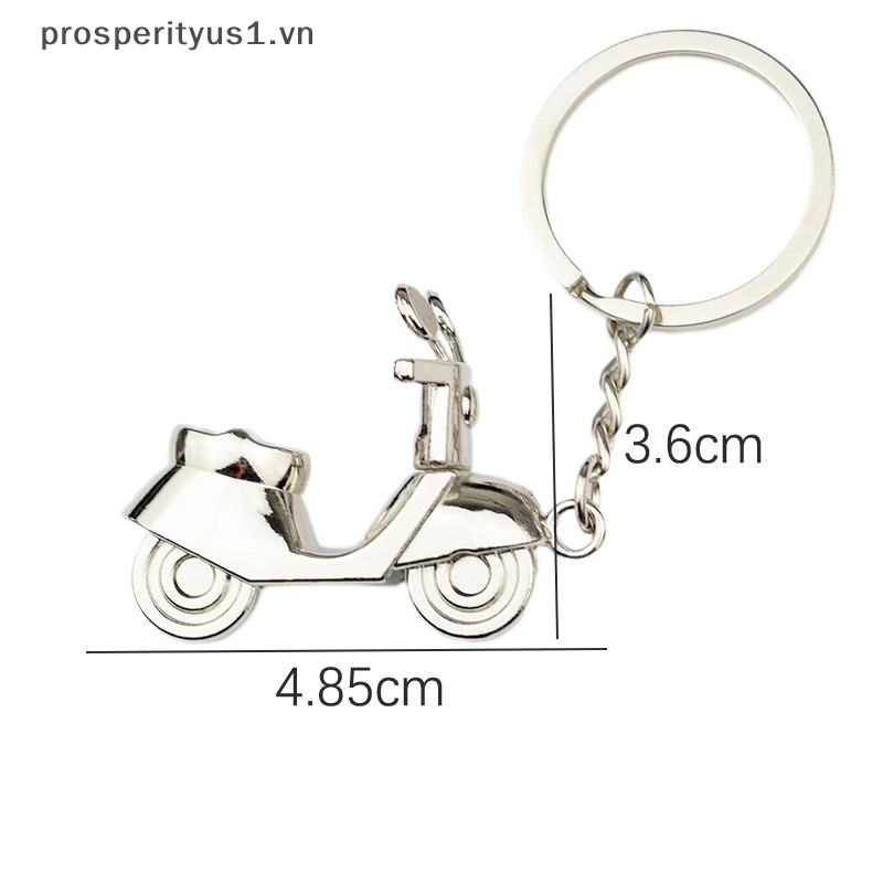 Móc Khóa Kim Loại Hình Xe Máy 3D prosperityus1