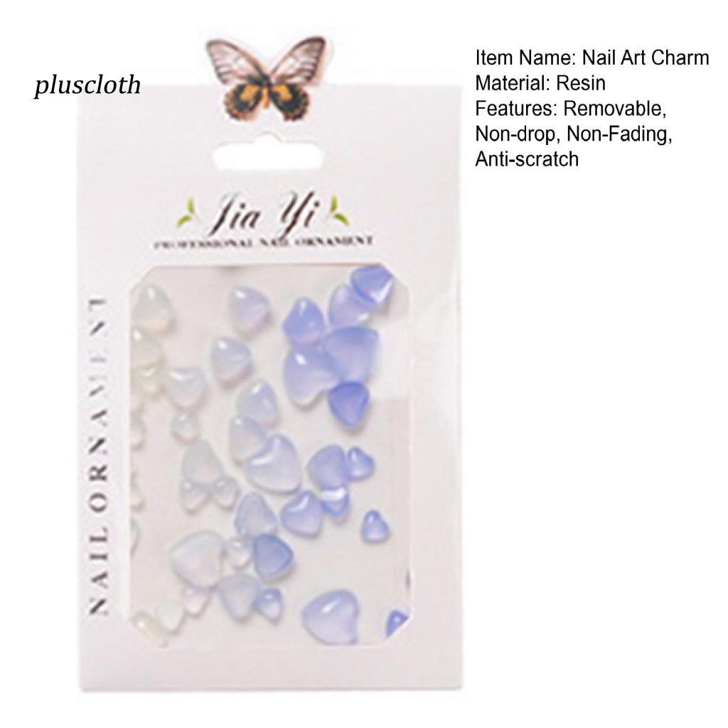 Túi 50 Phụ Kiện 3D Trang Trí Móng Tay Nghệ Thuật Không Phai Màu Chống Trầy Xước