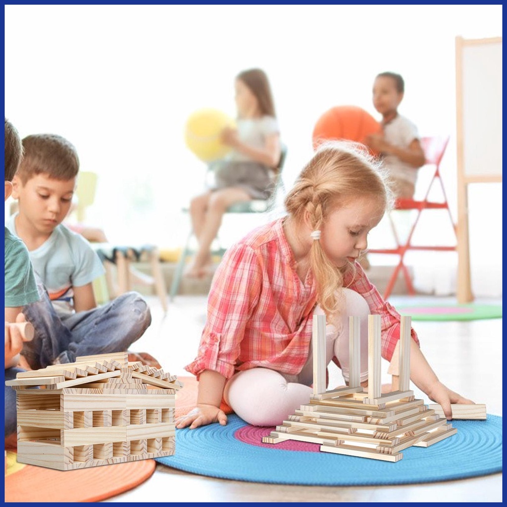 Bộ Đồ Chơi Lắp Ráp Khối Xếp Chồng Khối An Toàn Cho Bé Aavn