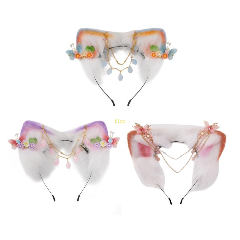 Flgo Băng Đô Tai Mèo Dễ Thương Phong Cách Trung Hoa