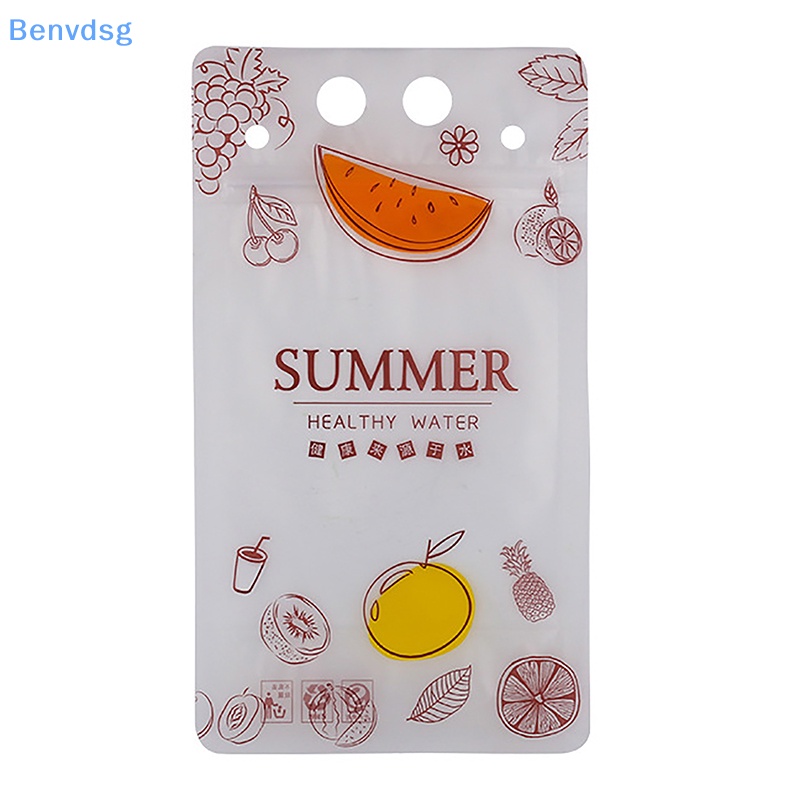 Benvdsg > Túi Nhựa Đứng Đựng Đồ Uống Có Khóa Kéo Bảo Quản Đá Lạnh Tốt