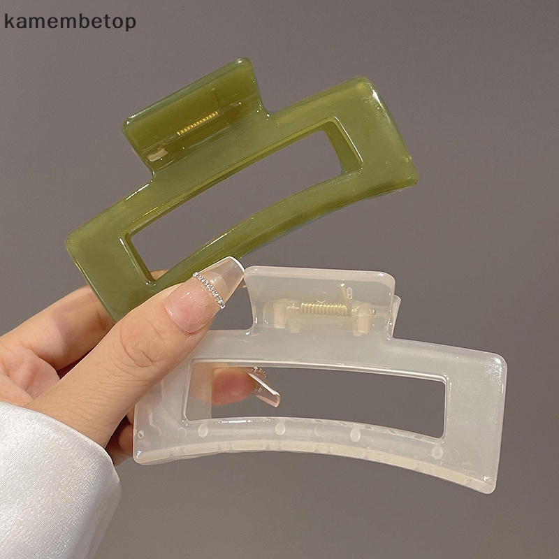 Kẹp Càng Cua Bằng Nhựa Trong Suốt Kích Thước Lớn Cho Nữ beto 2023