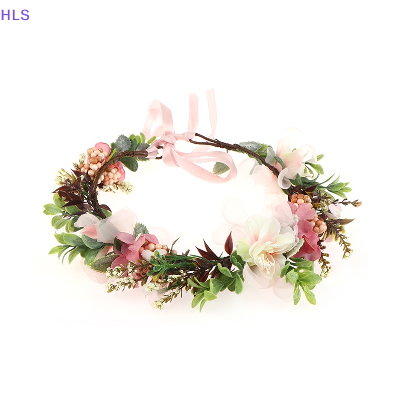 Vòng Hoa Đội Đầu Phụ Kiện Trang Trí Tóc Cho Nữ