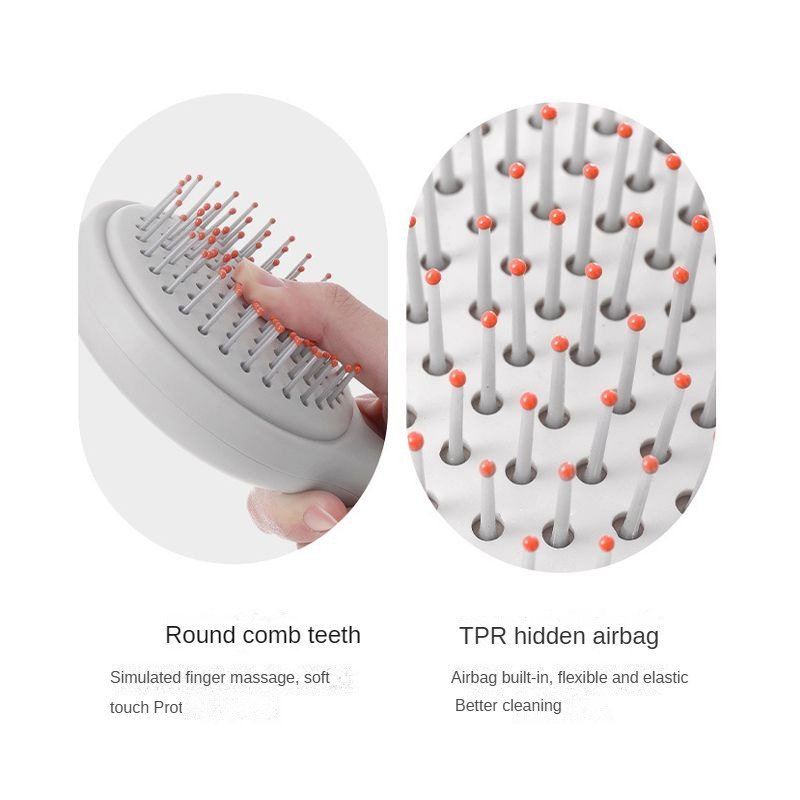 Lược túi khí chải tóc massage da đầu chống tĩnh điện chăm sóc sức khỏe tiện dụng giúp thư giãn da đầu, giâm dụng tóc Thế Giới Khăn