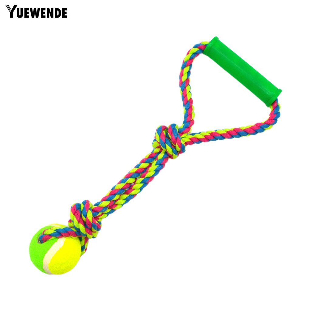 Đồ Chơi Dây Thừng Cotton Mềm Độ Co Giãn Cao Thoải Mái Chống Trầy Xước Chống Mài Mòn Làm Sạch Răng Cho Cún Cưng