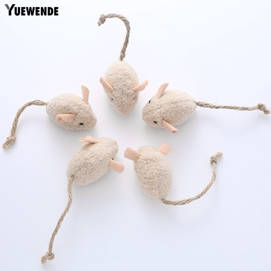 Bộ 5 Chuột Giả Đồ Chơi Cho Mèo Cưng