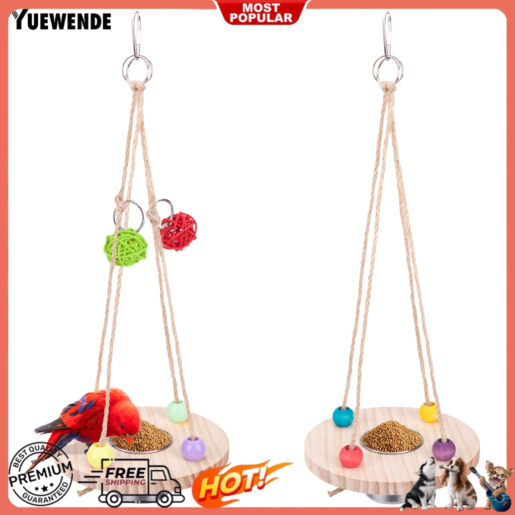 Đĩa Đựng Thức Ăn Bằng Thép Không Gỉ Nhiều Màu Sắc Cho Chim Cảnh