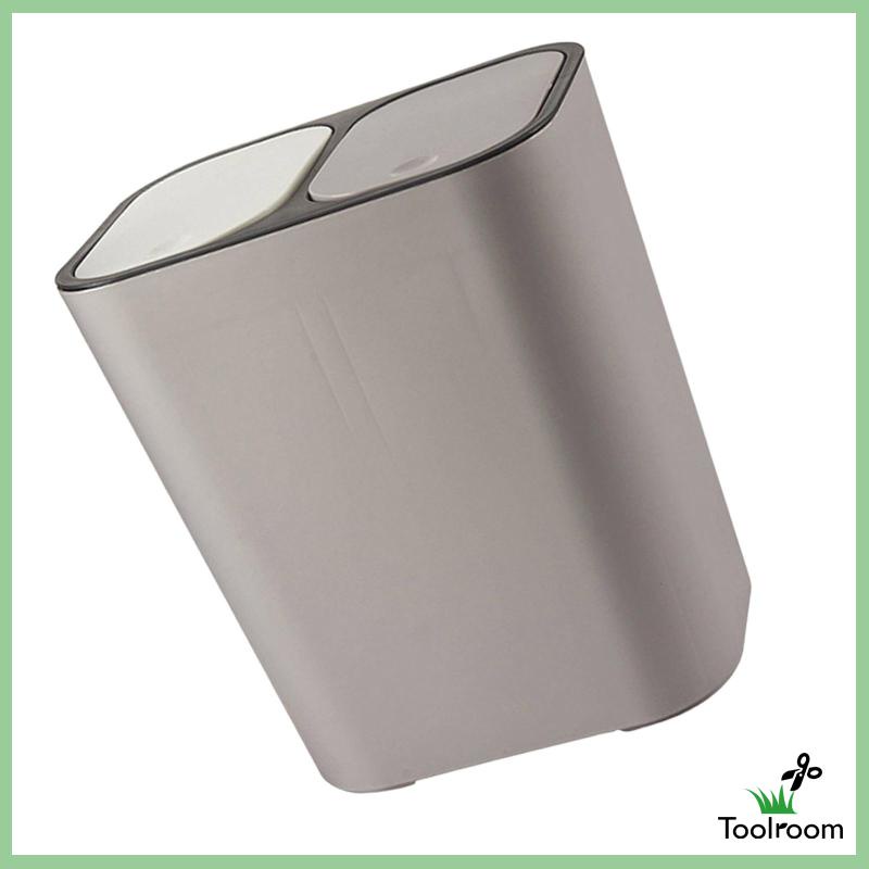 Thùng Rác Tái Sử Dụng Được 15 Lít Và Khô Màu Trắng Cho Nhà Bếp