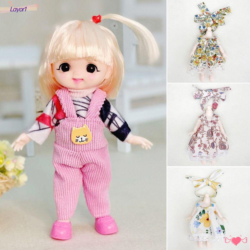 Đầm Đồ Chơi Búp Bê LAYOR1 1 / 12Bjd Molly Tỉ Lệ 1 / 11 Ob11 Ob11 Gsc 16~17cm