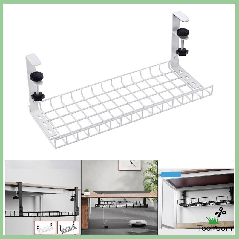 Dụng Cụ Sắp Xếp Dây Cáp Dưới Bàn Không Cần Khoan Cho Phòng Học / Nhà Bếp