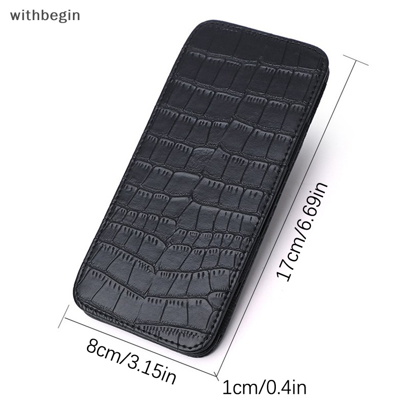 Ví Da PU Họa Tiết Da Cá Sấu Có Ngăn Đựng Thẻ Tiện Dụng