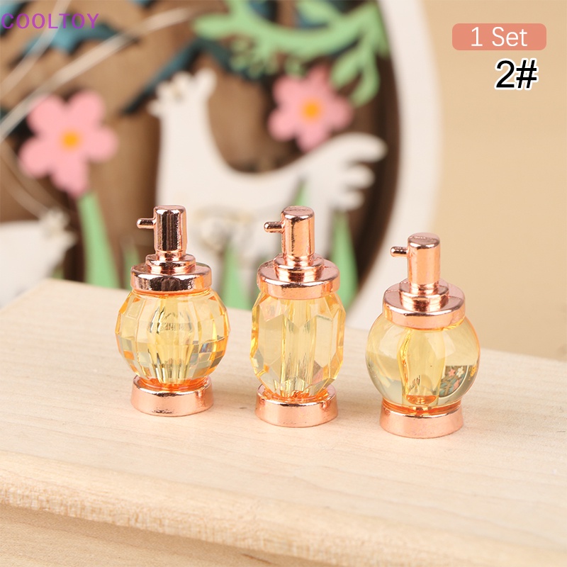 Set 3 Mô Hình Phòng Ngủ / Phòng Khách Mini Tỉ Lệ 1: 12 Trang Trí Nhà Búp Bê